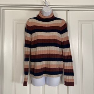 Madewell stripe sweater, multi color